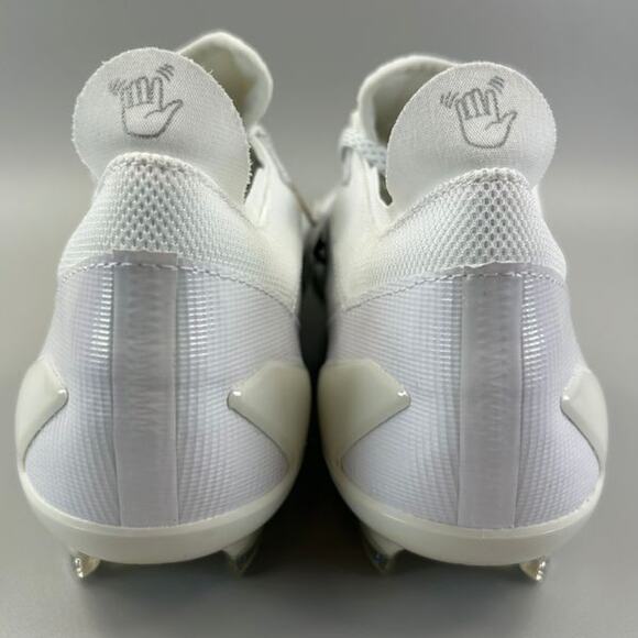 Adidas Adizero Electric Speed Juice Pack Men Size 11.5 White Football Cleats NEW - Picture 4 of 6